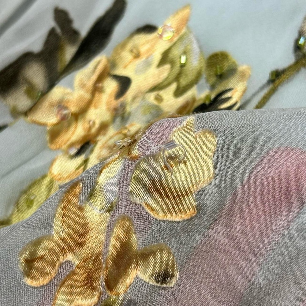 Y2K Fairy Blue Floral Dress by Alex Evenings! - Picture 9 of 10